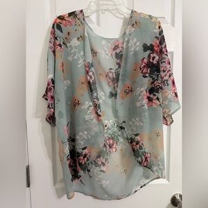 Women’s floral loose cover up